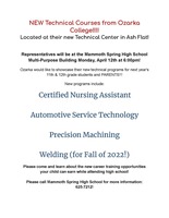 Ozarka Technical Courses Informational Meeting